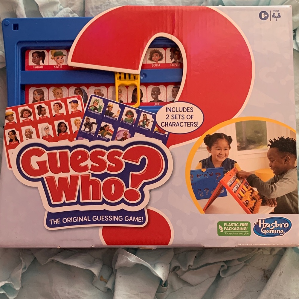 Guess Who? Board Game - Red and Blue
